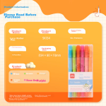 Deli stationery black single-head thin rod marker oil pen student children art painting hook pen conference pen learning marker pen marker 10 pieces/box SK109 black - Image 4