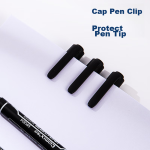 Dongmi gel pen refill 0.5 press gel pen fountain pen signature pen refill CS pen tip black student college entrance examination postgraduate examination refill Dongmi 20 pieces/box DM-004 - Image 4