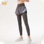 361° sports pants suit women's fitness pants fake two-piece yoga pants women's high waist hip-lifting slimming yoga clothes running - Image 3