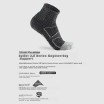 ALPINT MOUNTAIN Elmont CoolMax marathon professional running socks men's mountaineering socks hiking socks mid-tube sports socks - Image 3