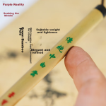 Liupintang wolf hair brush student medium and large calligraphy pen practice handwriting Chinese painting brush lake brush small regular script 1 piece - Image 6