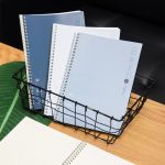 Deli 25K/180 sheets business notepad notebook leather cover office meeting diary blue 22298 - Image 5