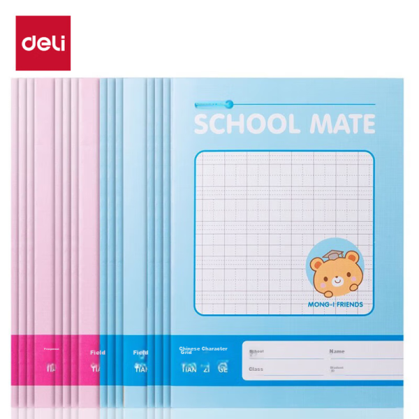 [Essential for back to school] Deli (deli) large double-headed thick express logistics marker pen signature pen office stationery teaching conference pen marker pen 2.5/1.5mm black 10 pieces/box SK200