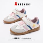 ABC KIDS children's shoes for boys and girls all-match white shoes sports shoes children's lightweight German training shoes casual shoes 3064 white powder blue 29 - Image 3