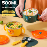 COOKSS baby food bowl children's tableware newborn 304 stainless steel bowl baby tableware set eating and drinking soup bowl