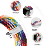 BHO suitable for apple watch strap apple watch s10/ultra2/s9/se nylon braided loop strap iwatch s8/7/6/5/4 buckle watch strap - Image 4