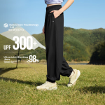 361° children's shorts summer boys and girls 3-12 years old breathable sports pants woven shorts black 130 - Image 4