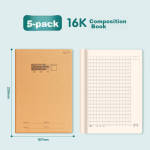 [Lowest price on the Internet] KOKUYO B5 loose-leaf campus loose-leaf refill notebook inner page 9mm 25 lines all subjects 50 sheets/book 4 books WCN-CLL1516 - Image 3