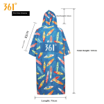 361° bathrobe men's adult universal water-absorbing quick-drying beach swimming towel travel cloak changing clothes beach vacation bathrobe - Image 2
