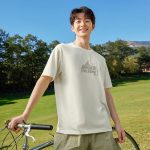 361° T-shirt short-sleeved men's and women's spring and summer round neck outdoor sports leisure loose breathable top 632523106-1
