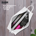 BUBM Dyson hair dryer bag storage bag portable portable bag storage box hair dryer travel storage bag CFJ-ST silver