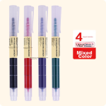 Deli 0.7mm black gel pen fountain pen signature pen office supplies frosted rod 12 pieces/box