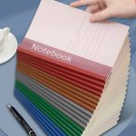 Zuo Lanzhe 10-pack A5 soft copy notebook book 64 sheets 128 pages soft copy thickened notepad simple business work book meeting record book diary stationery customization - Image 9