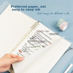 Deli 12 A5/58 sheets wireless glue soft copy notebook work notebook stationery office supplies 7984 - Image 4