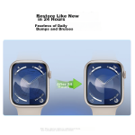 CangHua [two pieces] suitable for Apple Watch protective film iWatch S9/8/7 curved full screen hydrogel soft film non-tempered film [45mm] - Image 7