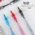 Deli large capacity full needle tube neutral pen signature pen refill pen body integrated 0.5mm black 12 pieces/box DL-A116 student supplies - Image 7