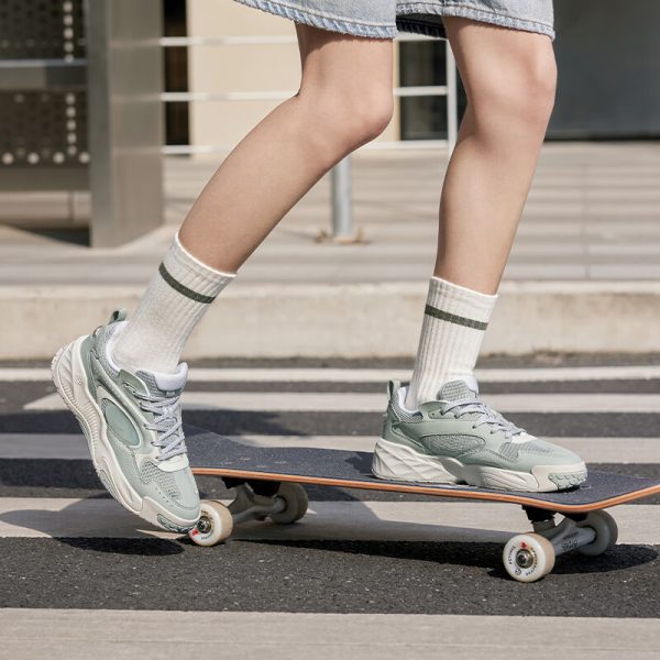 361° sports shoes men's soda 3 spring and summer breathable retro light white casual shoes men's 672516615-6
