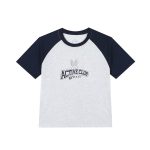 361° short-sleeved women's spring and summer round neck cute pet sports leisure loose breathable top T-shirt 662519112-4 - Image 6