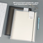 Deli (deli) Xingyun 16K/80 sheets of kraft paper cover notebook notebook notepad high-transparency EVA cover study postgraduate entrance examination single book T1680-P