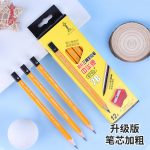 Deli straight liquid pen 0.5mm bullet neutral pen signature pen ballpoint pen water pen office stationery 9 black 2 red 1 blue 33566 - Image 2