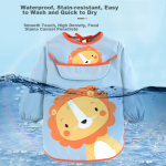 9i9 baby eating overalls waterproof long sleeve baby bib apron reverse wear kindergarten painting clothes A150 - Image 7