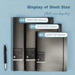 Deli (deli) 3 books 16K/20 sheets composition 400 grid letter paper manuscript paper thickened 80 grams notebook book draft paper manuscript paper BF3438 - Image 10