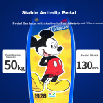 Angelamiao children's scooter portable foldable scooter 2-10 years old big child scooter flashing wide wheel skating wide wheel - Image 7