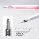 BAOKE PC1848A Large Capacity Gel Pen 1.0mm Daily Writing Office Signature Pen Water Pen Red 12pcs/Box - Image 3