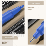 Deli Sakura Law 0.5mm mechanical pencil combination set student stationery drawing exam can be used 3 automatic pencils 3 boxes HB movable lead core 33125 - Image 6