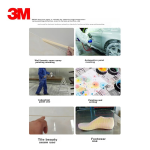 3M 2214 white masking tape high temperature resistant office home decoration daily use car spray masking seamless spray paint fixed protection 10mm*50m*0.085mm single roll - Image 3