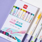 Dianshi Lightning Spacetime Cabin Low Center of Gravity Black Technology Press Neutral Pen High Value 0.5mm Black Pen Student Exercise Homework Office Signature Pen 3157E [Set B] 3 Pens + 3 Cores - Image 8