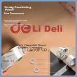 Deli [Super Hot Selling] 60 pages of labor-saving thick layer large stapler / stapler suitable for 23/6~23/10 staples white 0465 - Image 3
