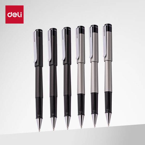 NUSIGN push gel pen black (12 pieces) German creative design imported ink Seiko pen head sheath signature pen office fountain pen NS559