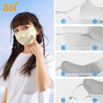 361° children's sun protection mask sunshade ice silk mask mask summer cartoon outdoor anti-ultraviolet three-dimensional breathable mask - Image 6