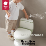 babycarebc toilet toilet squat toilet children's toilet simulation toilet toilet ring 2-6 years old baby potty Mengyin blue - Image 3