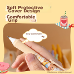 Deli student notebook wireless binding 40 sheets of paper butter bear exercise book diary A5 notepad cute book HY201 - Image 4