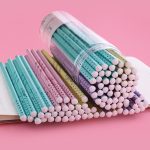 Zhonghua Zhongjiao HB student pencil, small fresh office children's pencil, candy color pencil, 48 pieces in a barrel, Children's Day gift 6709 - Image 4