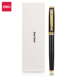Deli (deli) high-value business metal signature pen office study neutral pen ballpoint pen gift box imported ink writing smooth S86 - Image 3