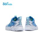 361° children's shoes children's running shoes summer boys and girls 3-14 years old large mesh knob running shoes blue 29 - Image 10
