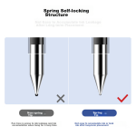 Deli Zhensmooth Slide Gel Pen Refill 0.5mm Bullet Tip S01/S08/1008/K35 Applicable to G-5 Red 20pcs/box 6906H - Image 5