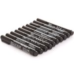 Deli business style large capacity uncapped neutral pen signature pen office office pen 0.5mm bullet head 12 pieces/box black S62 - Image 11