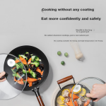 Debo Debo cookware set frying pan soup pot two-piece set iron pot non-stick pan not picky stove DEP-DZ691 - Image 3