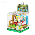 AREA-X Brick Area SpongeBob SquarePants Series Box Building Block Toys BOX Trendy Play Assembling Krabby Patty AB0026 - Image 2