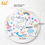361° children's swimming cap for boys and girls comfortable and not tight head cute cartoon silicone professional ear protection waterproof silicone swimming cap - Image 3