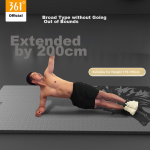 361° men's tpe yoga mat men's fitness mat wolf head student beginner sports training mat lengthened and widened - Image 3