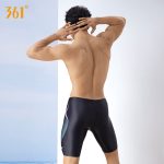361° swimming trunks men's swimsuit comfortable and embarrassment-free five-point boxer quick-drying non-fitting hot spring professional training equipment - Image 5