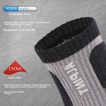 ALPINT MOUNTAIN Elmont outdoor hiking socks men's professional mountaineering socks CoolMax socks thick quick-drying breathable sports socks - Image 6