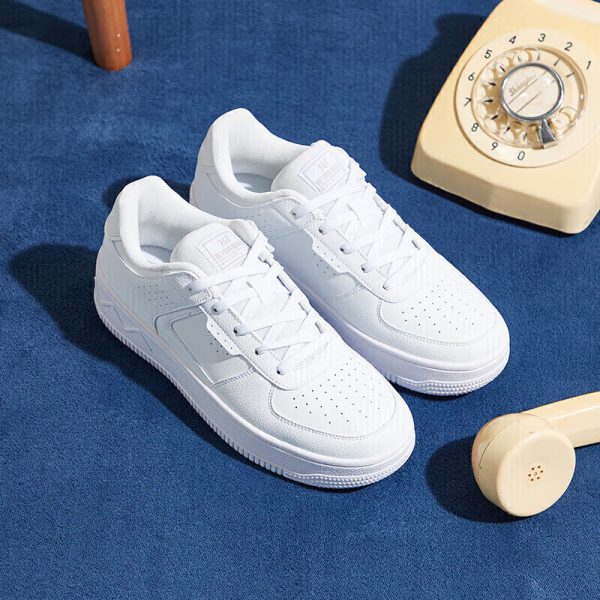 361° sports women's shoes spring and summer breathable couple thick bottom heightening small white casual shoes for women 682116601F-7