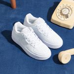 361° sports women's shoes spring and summer breathable couple thick bottom heightening small white casual shoes for women 682116601F-7 - Image 2