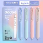 Deli (deli) Liunian Xingchen series straight liquid pen signature pen 0.5mm full needle student neutral pen water pen ballpoint pen black 12 pieces/box S858 - Image 2